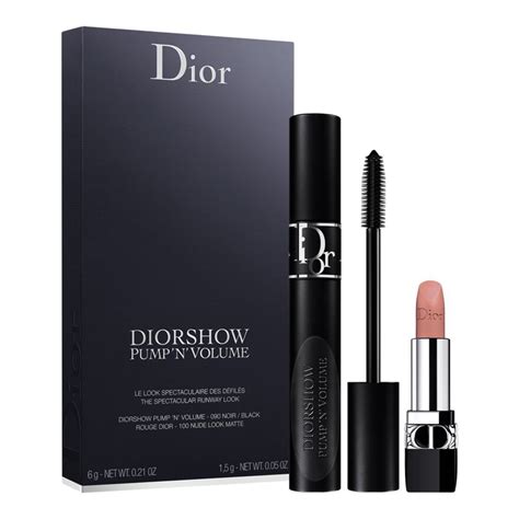 dior pump n volume gift set|diorshow volume mascara.